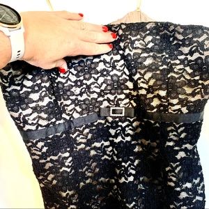 Strapless cocktail dress